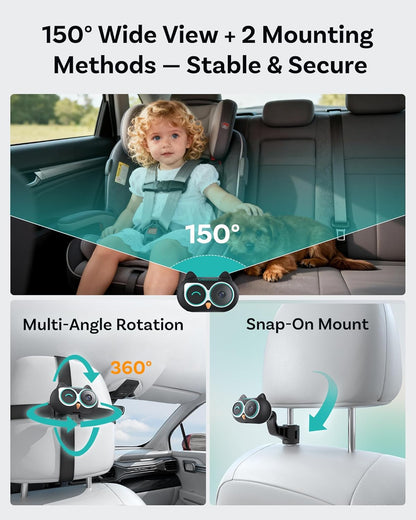 Carplay Connected Baby Camera