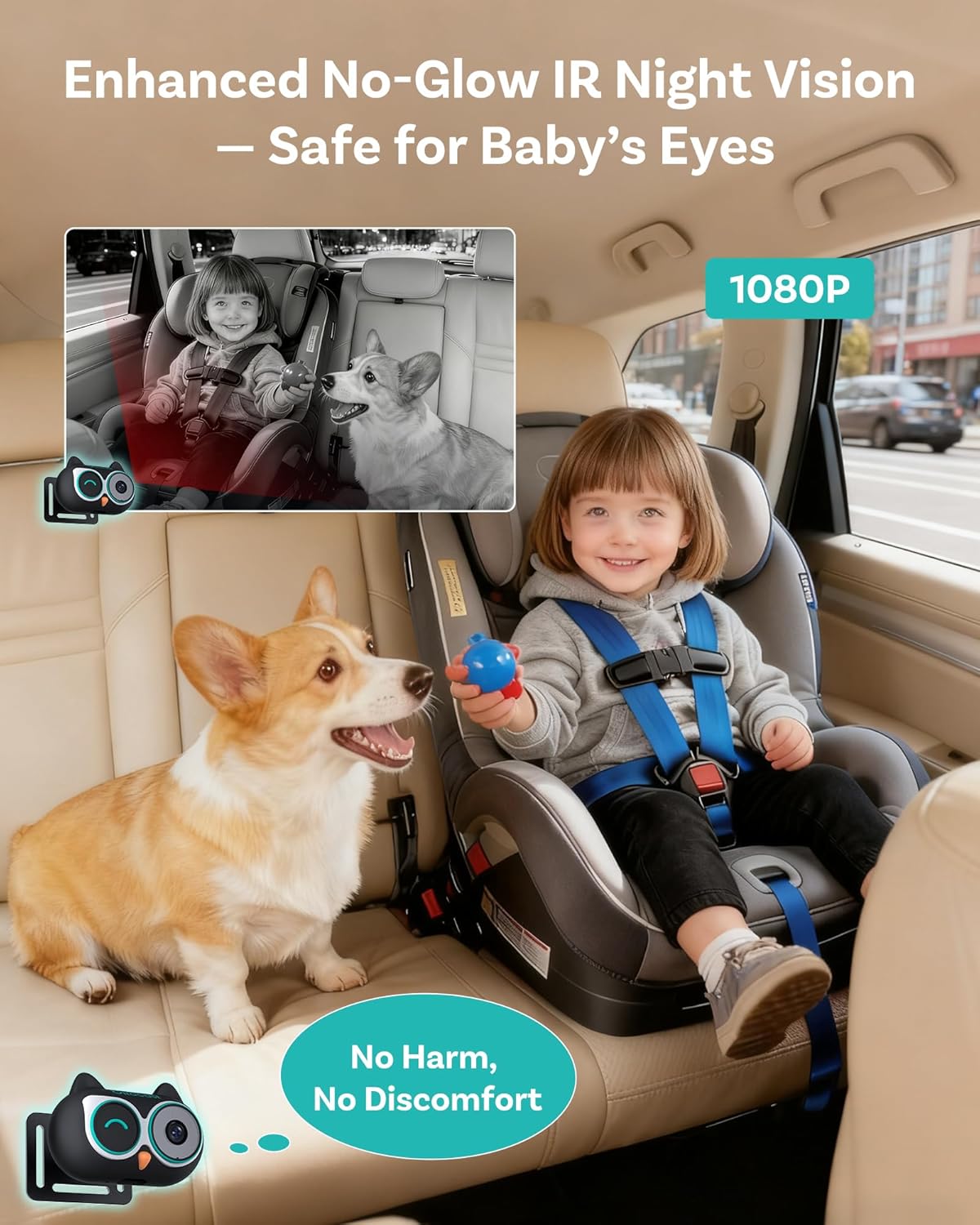Carplay Connected Baby Camera